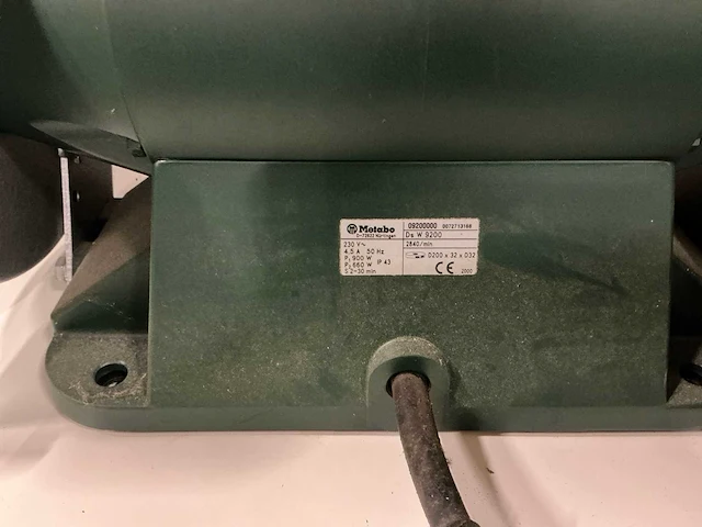 Metabo ds w 9200 dubbele slijpmachine - afbeelding 2 van  3