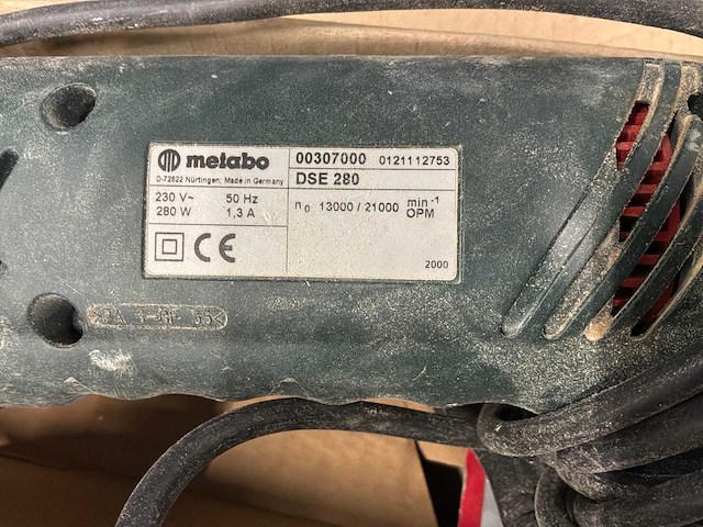 Metabo dse280 schuurmachine - afbeelding 3 van  4
