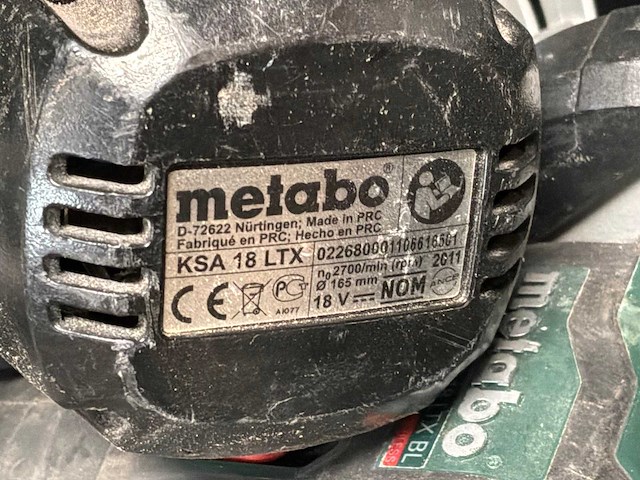 Metabo gereedschap set - afbeelding 16 van  17