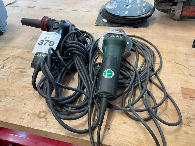 Metabo haakse slijpmachine (2x) - afbeelding 2 van  4