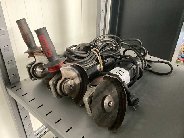 Metabo haakse slijpmachine (3x) - afbeelding 1 van  3