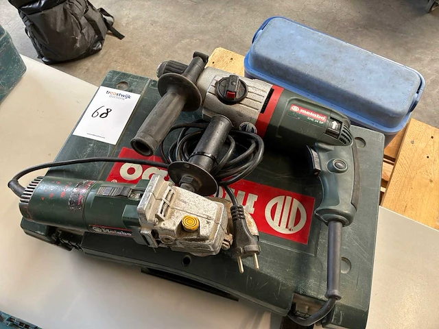 Metabo haakse slijpmachine & boormachine - afbeelding 1 van  5