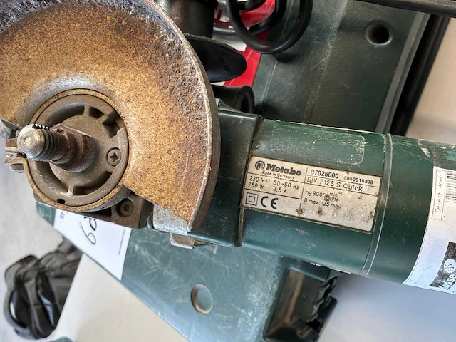 Metabo haakse slijpmachine & boormachine - afbeelding 3 van  5