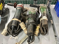 Metabo & hikoki 110 v haakse slijpmachine (3x) - afbeelding 1 van  5