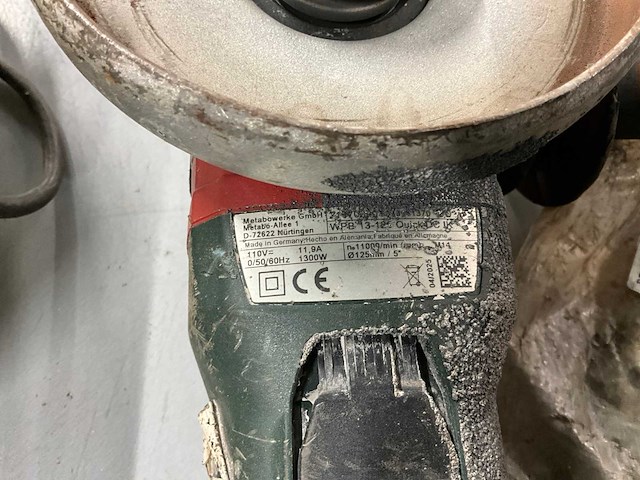 Metabo & hikoki 110 v haakse slijpmachine (3x) - afbeelding 4 van  5