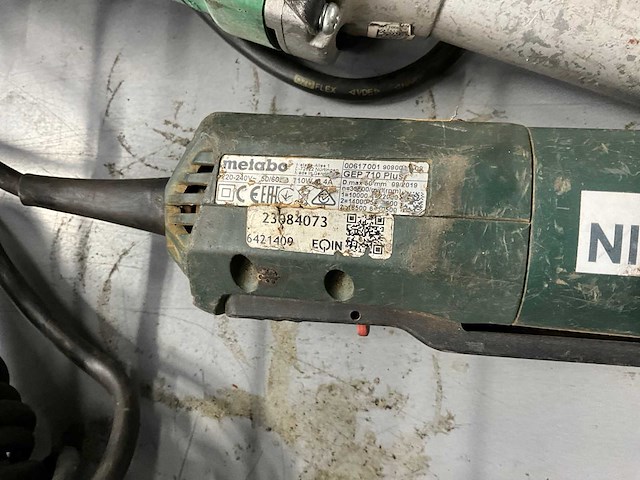 Metabo & hitachi rechte slijper (4x) - afbeelding 3 van  4