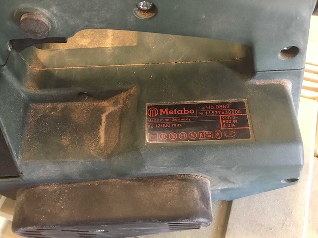 Metabo ho 0882 schaafmachine - afbeelding 4 van  7
