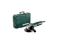 Metabo hoekslijper w 750125 kunststof koffer 750 watt - afbeelding 1 van  1