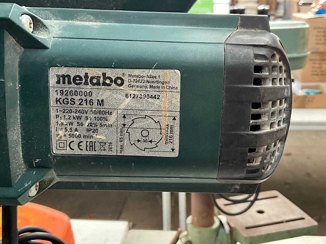 Metabo kgs 326 m tafelcirkelzaagmachine - afbeelding 5 van  5