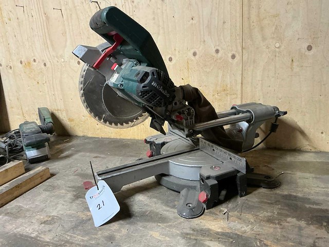 Metabo kgs216m afkortcirkelzaagmachine - afbeelding 1 van  8