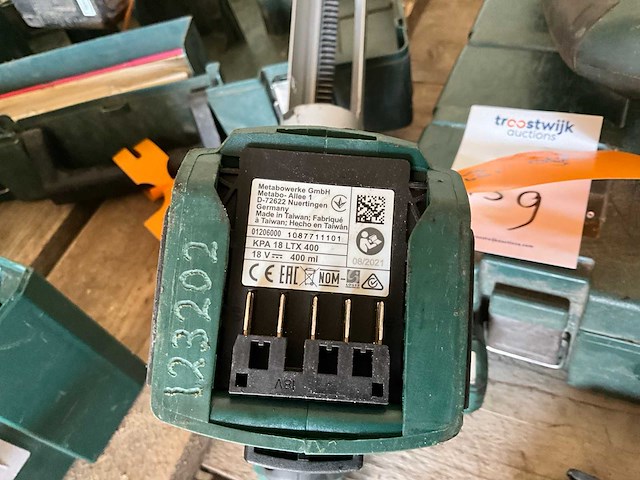 Metabo kpa 18 ltx kitspuit (2x) - afbeelding 4 van  4