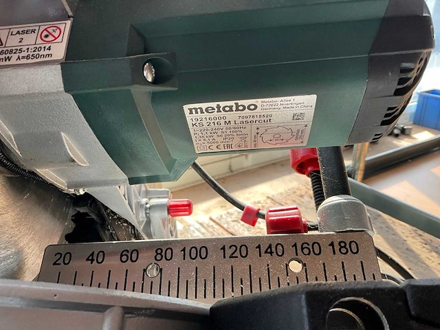 Metabo ks 216 m afkortcirkelzaagmachine - afbeelding 3 van  3