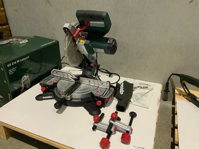 Metabo ks 216 m lasercut afkortcirkelzaagmachine - afbeelding 1 van  3