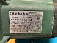 Metabo ks216 lasercut cirkelzaagmachine - afbeelding 3 van  3