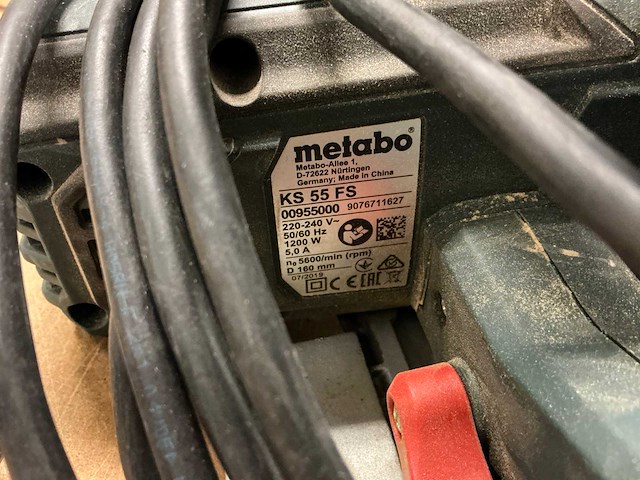 Metabo ks55fs cirkelzaagmachine - afbeelding 4 van  4