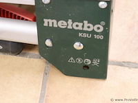 Metabo ksu 100 onderstel voor afkortzaag - 100x25-75x75cm - afbeelding 2 van  7