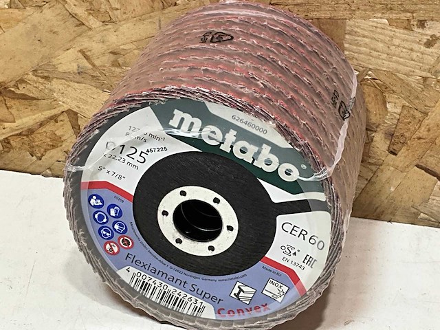 Metabo lamellenschijf 125x22,23mm (10x) - afbeelding 4 van  4