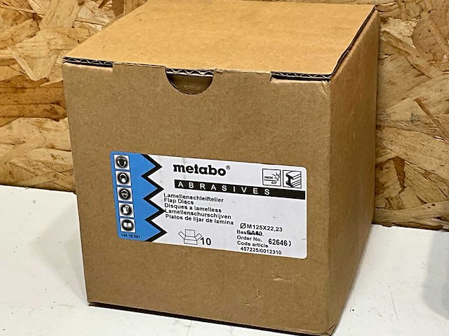 Metabo lamellenschijf 125x22,23mm (10x) - afbeelding 3 van  4