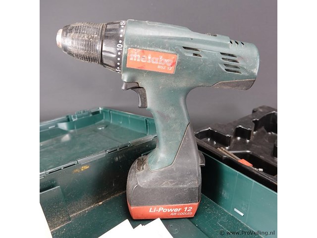 Metabo model bsz 12 incl. 2 accu's en lader - afbeelding 1 van  5