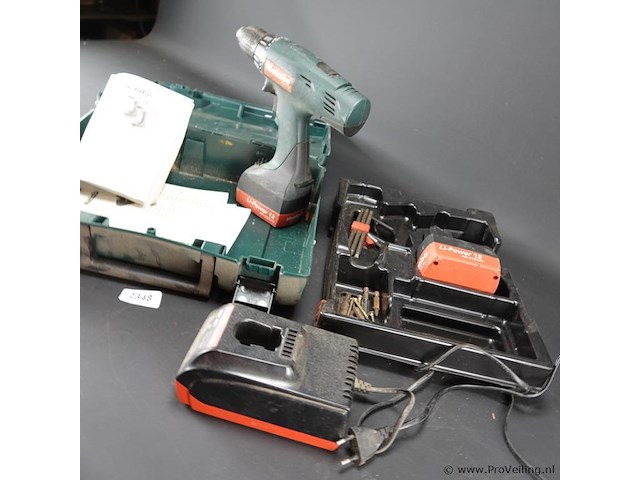 Metabo model bsz 12 incl. 2 accu's en lader - afbeelding 2 van  5