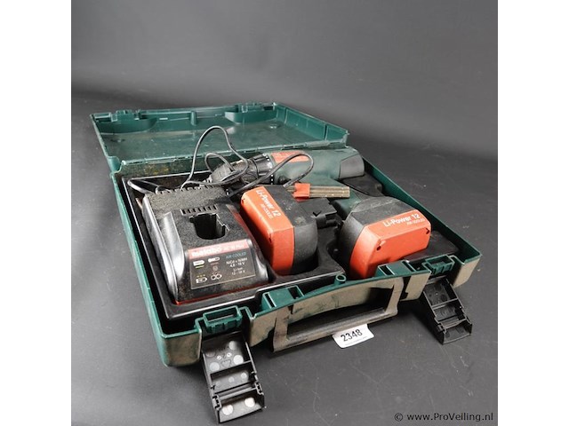 Metabo model bsz 12 incl. 2 accu's en lader - afbeelding 4 van  5