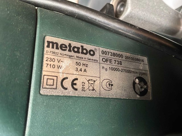 Metabo ofe 738 bovenfrees - afbeelding 6 van  6