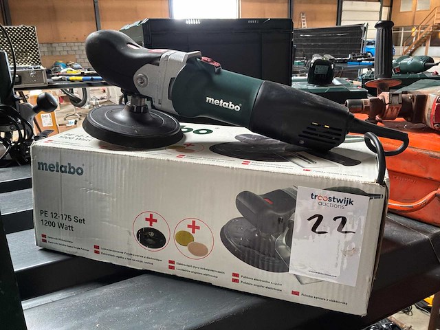 Metabo pe 12-175 polijstmachine - afbeelding 1 van  7