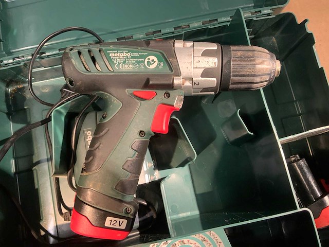 Metabo power max 12 schroef /boormachine - afbeelding 3 van  6