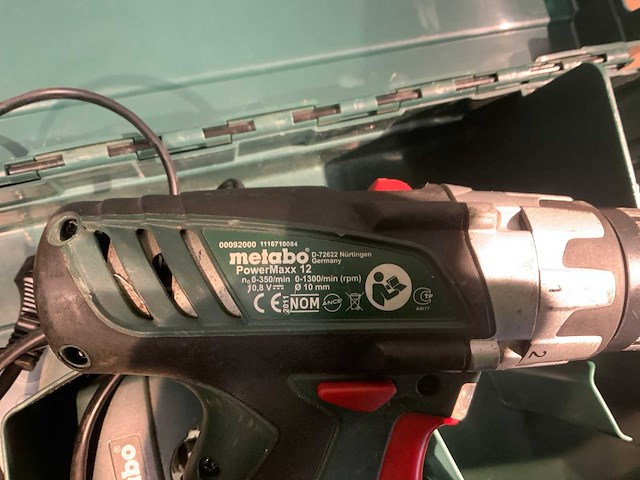 Metabo power max 12 schroef /boormachine - afbeelding 4 van  6