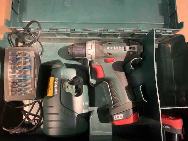 Metabo power max 12 schroef /boormachine - afbeelding 2 van  8