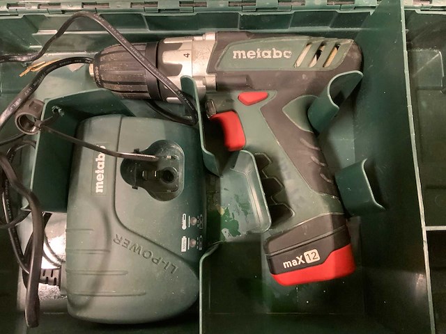 Metabo power max 12 schroef /boormachine - afbeelding 2 van  7