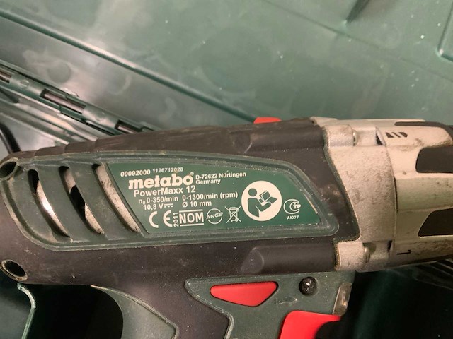 Metabo power max 12 schroef /boormachine - afbeelding 5 van  7