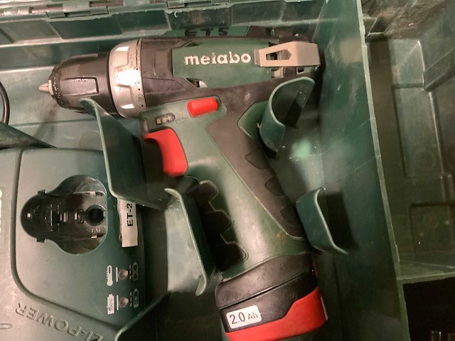 Metabo power max 12 schroef /boormachine - afbeelding 3 van  8