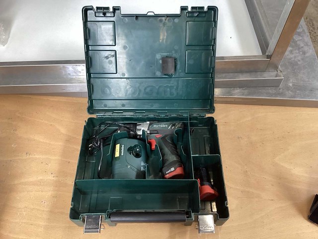 Metabo powermaxx boormachine incl. 2x accu + acculader + koffer - afbeelding 1 van  7