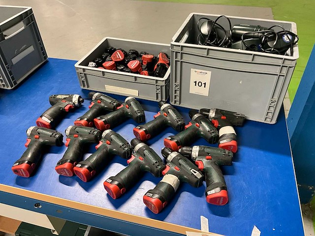 Metabo powermaxx bs schroefboormachine (12x) - afbeelding 1 van  6