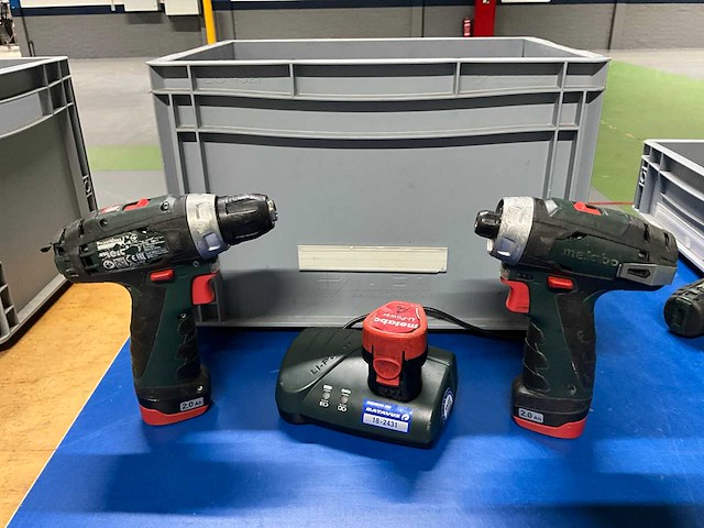 Metabo powermaxx bs schroefboormachine (5x) - afbeelding 1 van  4