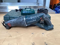 Metabo reciprozaag incl. 18v 5.2a accu + acculader + koffer - afbeelding 5 van  11