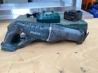Metabo reciprozaag incl. 18v 5.2a accu + acculader + koffer - afbeelding 6 van  11