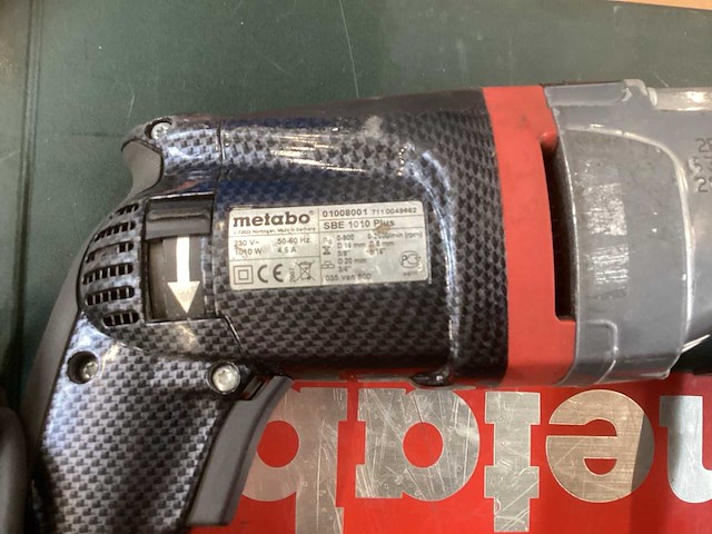 Metabo sbe 1010 plus klopboormachine - afbeelding 3 van  3