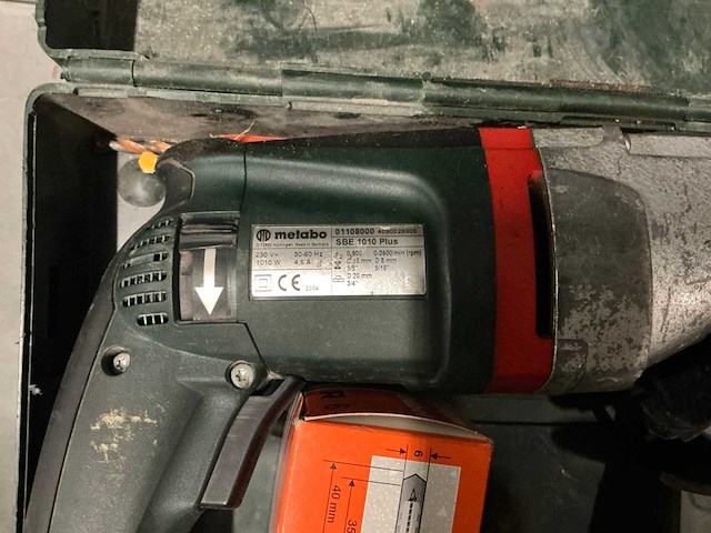 Metabo sbe 1010 plus klopboormachine - afbeelding 2 van  3