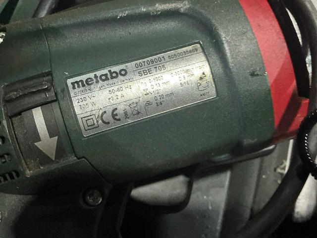 Metabo sbe 795 boormachine - afbeelding 2 van  3