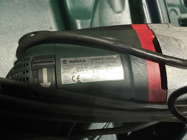 Metabo sbe 850 contactboormachine - afbeelding 2 van  2