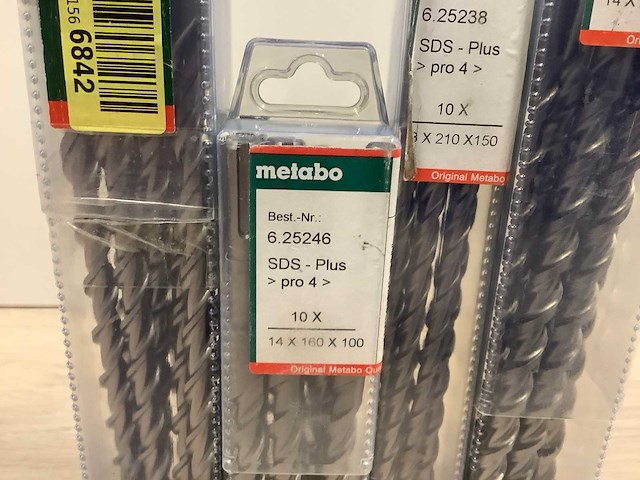 Metabo sds-plus pro 4 bit boorgereedschap (36x) - afbeelding 4 van  5