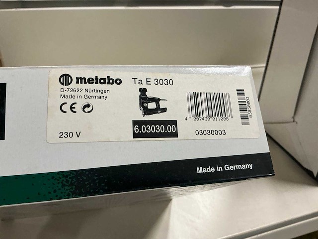 Metabo ta e 3030 tacker - afbeelding 2 van  2