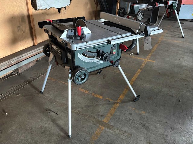 Metabo ts 254 zaagtafel - afbeelding 2 van  8