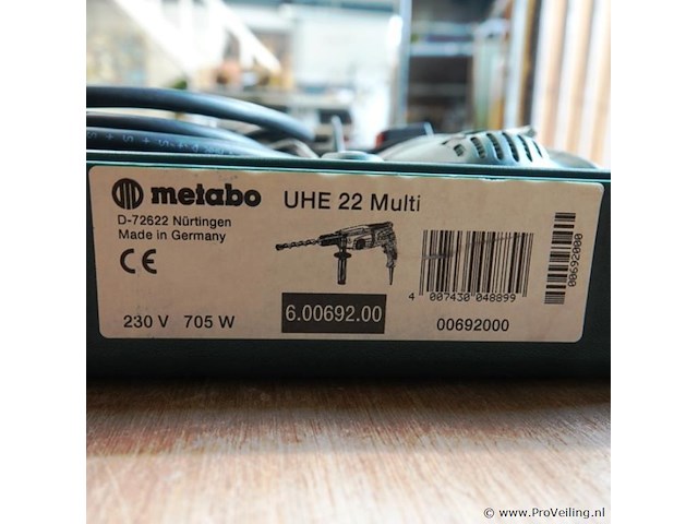 Metabo uhe 22 multi combihamer - afbeelding 3 van  5