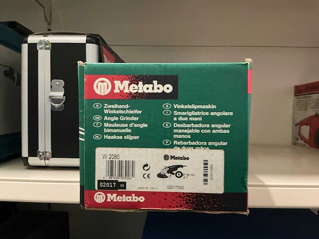 Metabo w 2080 haakse slijpmachine - afbeelding 1 van  2