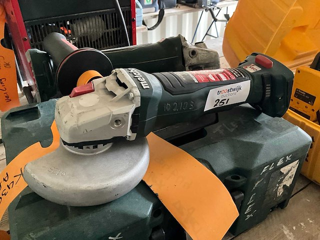 Metabo wpb 18 lt bl haakse slijpmachine (2x) - afbeelding 4 van  4
