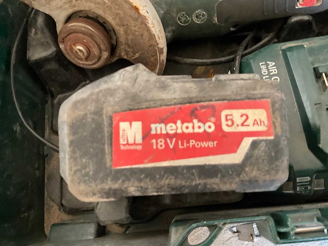 Metabo wpb 18 ltx haakse slijpmachine - afbeelding 2 van  2
