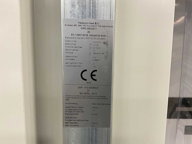 Metacon rgt ew 60 compact brandwerend rolscherm - afbeelding 4 van  13